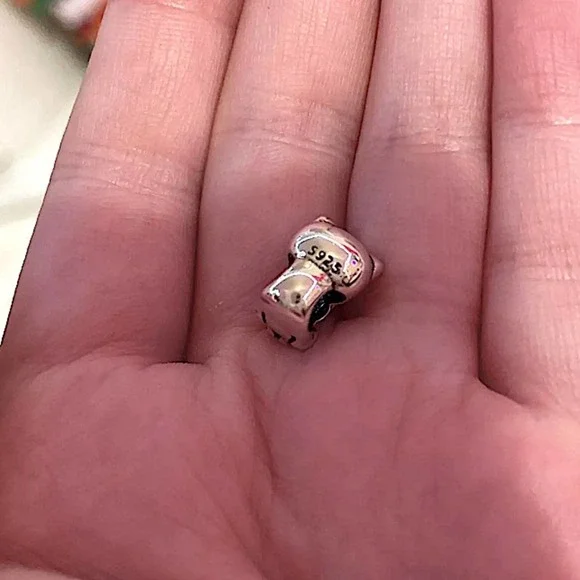 Hello Kitty Sterling Silver Charm For Pandora Bracelet - Picture 7 of 8